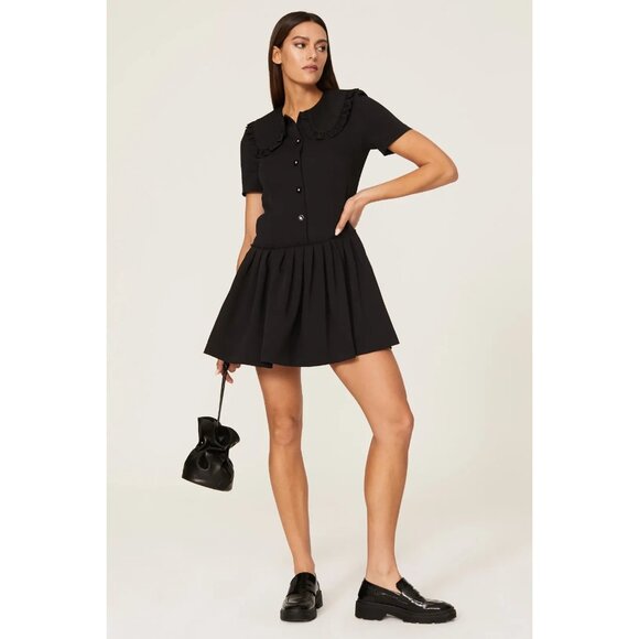 Sandro Peter Pan Collar Dress US 36 - Picture 1 of 9